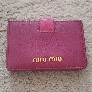 MIU MIU card holder
